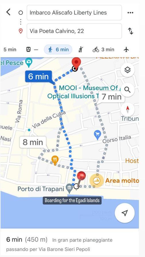 Civico 22 Lägenhet Trapani Exteriör bild